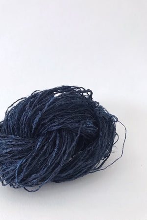 N-120 indigo chubby kibiso silk