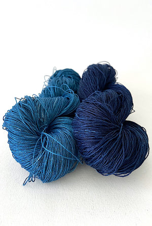 N-13 indigo linen
