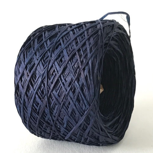 ns-12  indigo paper silk wrap