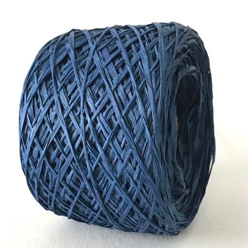 ns-12  indigo paper silk wrap