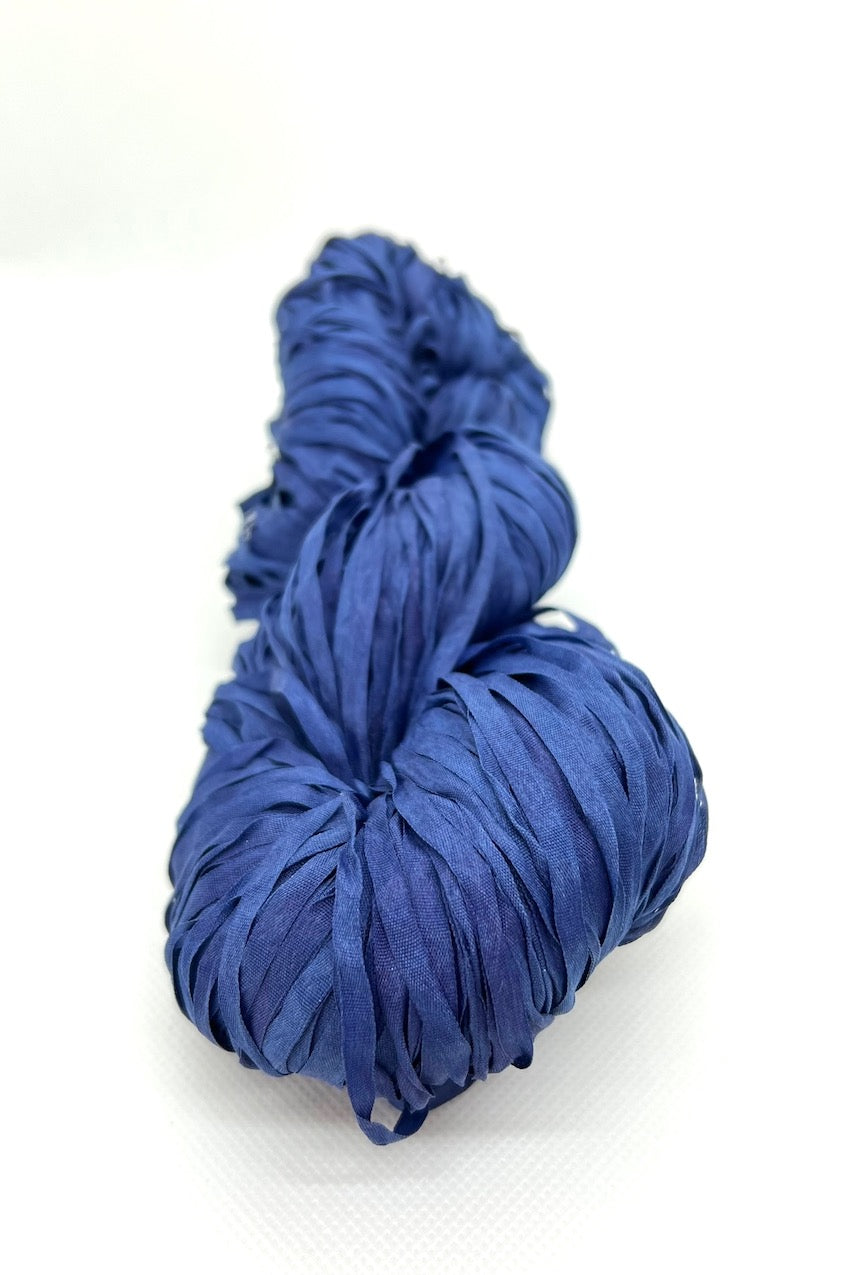 n-23 indigo silk ribbon